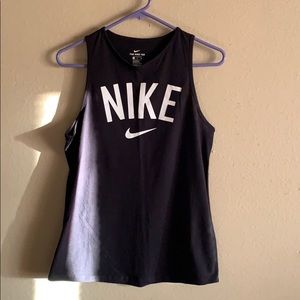 Black Nike Dri-Fit Athletic Tank Top